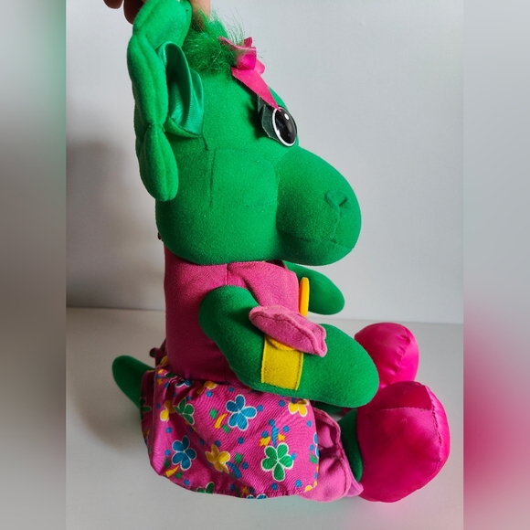 Baby Bop Teach Me 17" Plush Doll Vtg 1993 Dinosaur Playskool Barney - Picture 4 of 5